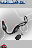 Uzaktan Kumandalı Testis Ve Penis Halkalı Titreşimli Perine Ve Uyarıcı Anal Plug Vibratör