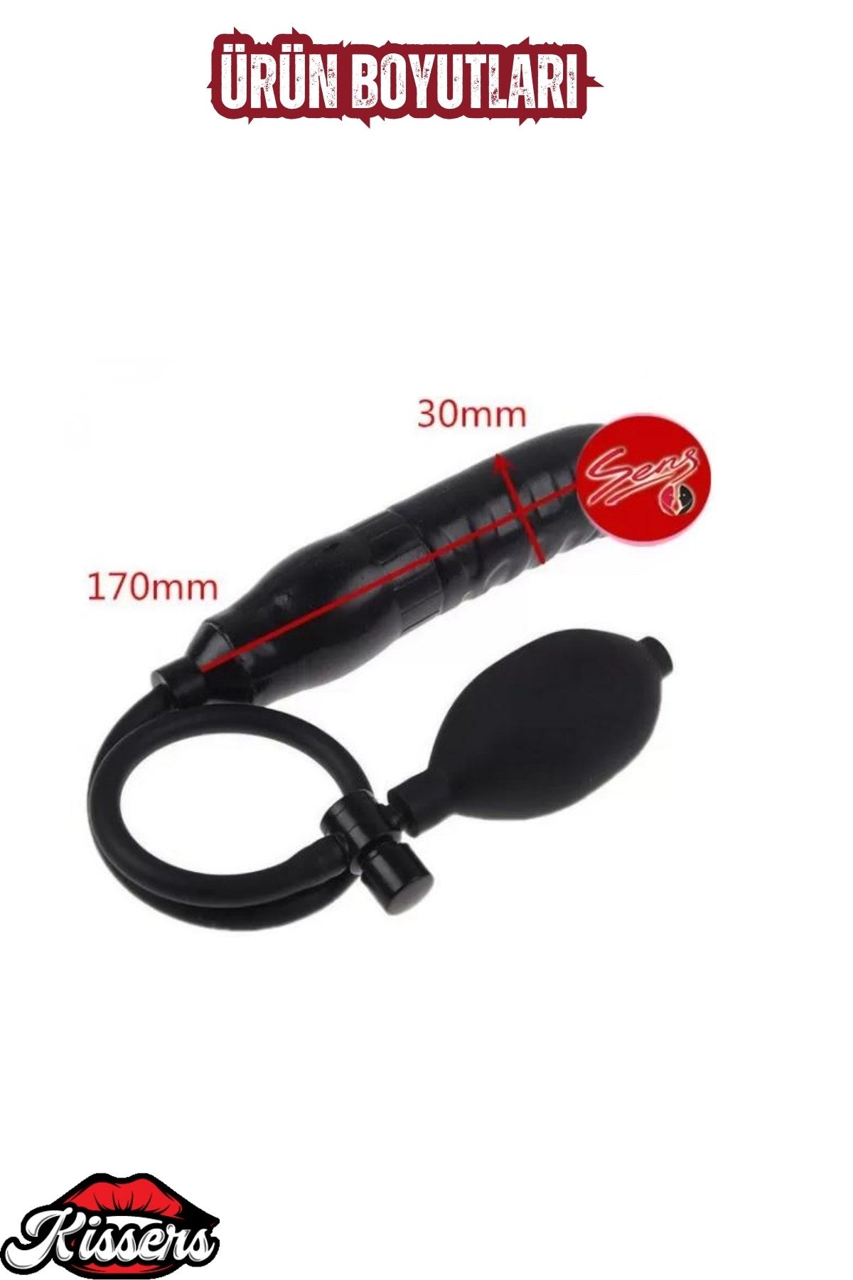 Cinsel Oyuncak Anal Butt Plug Şişirilebilir Silikon Yapay Penis Vajinismus Eğitimi Realistik Dildo