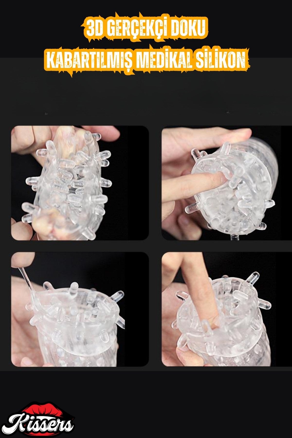 Şarjlı İleri Geri ve Dönme Hareketli ve Emiş Özellikli LCD Ekran Otomatik Vajina Mastürbatör