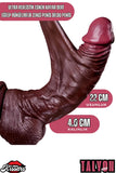 Ultra Realistik Esnek Kayar Deri Eğilip Bükülebilir Ten Dildo 22 Cm