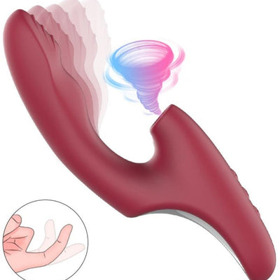 Şarjlı Akıllı Isıtmalı G-Spot ve Klitoris Emiş Uyarıcı Çift Motorlu Dalga Hareketli Rabbit Vibratör