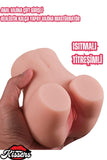 Mini Boy Ultra Süper Realistik Anal Vajina Çift Girişli Kalça Titreşimli Isıtmalı Mastürbatör