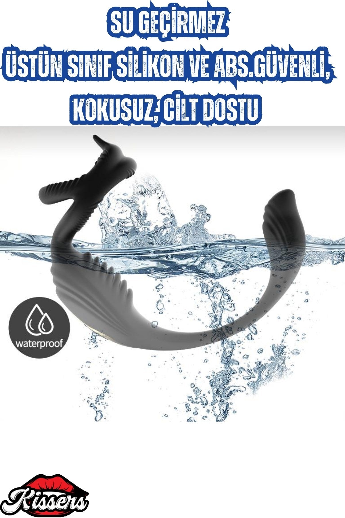 Şarjlı Testis ve Penis Halkalı Güçlü Titreşimli Çift Motorlu Perine ve Uyarıcı Vibratör