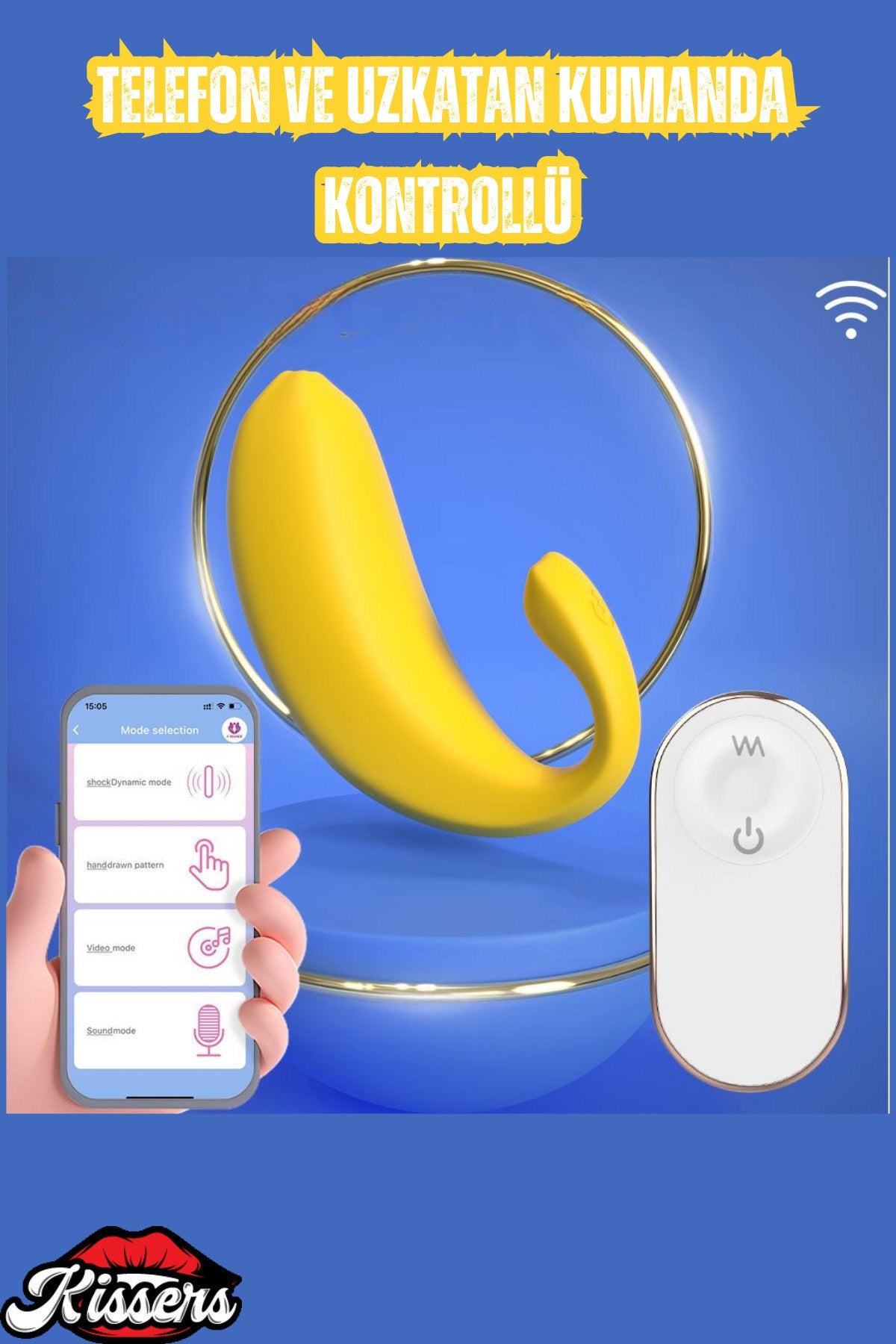 Telefon Kontrollü Şarjlı G Nokta ve Klitoris Uyarıcı Vibratör