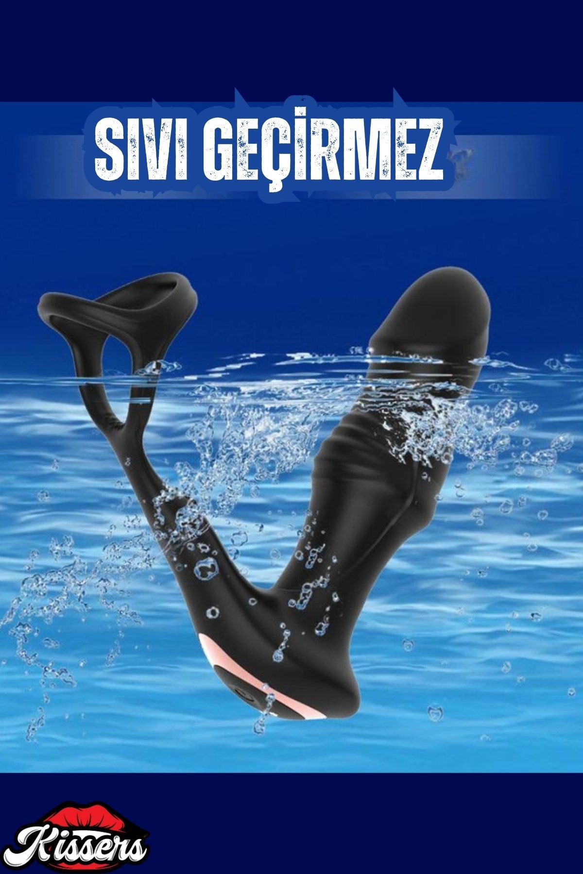 Şarjlı Testis Penis Halkalı Dalga ve İleri Geri Hareketli Titreşimli Perine Uyarıcı Vibratör