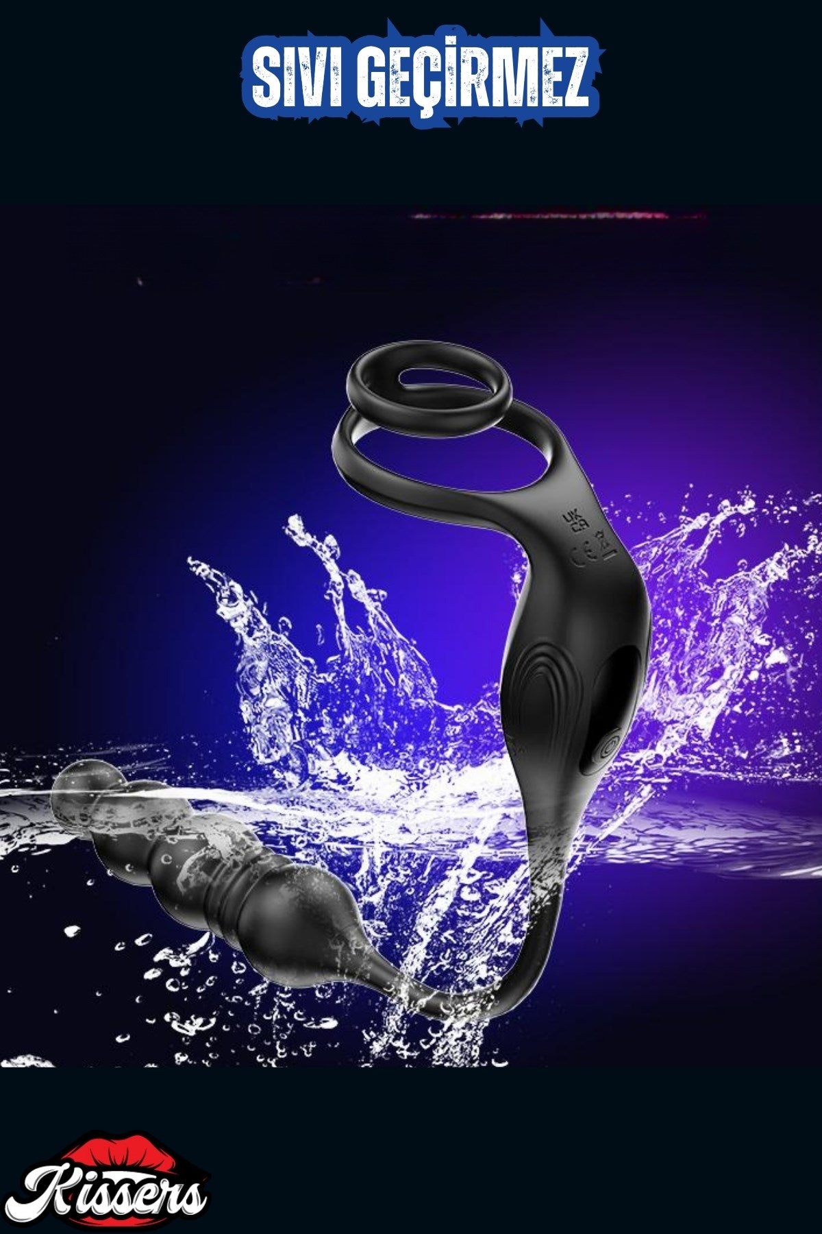 Şarjlı Uzaktan Kumandalı İleri Geri Hareketli Penis Halkalı Beads Perine Uyarıcı Vibratör