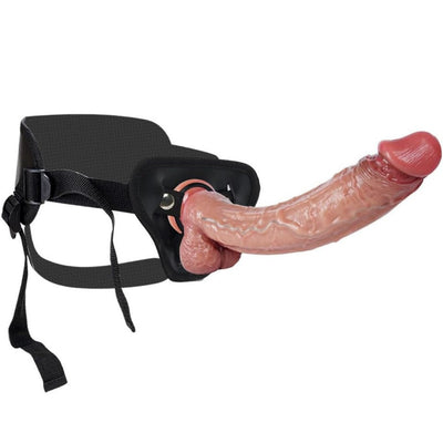 Ultra Gerçekçi Mavi Damarlı Realistik Belden Bağlamalı Damarlı Dildo Penis 21 Cm