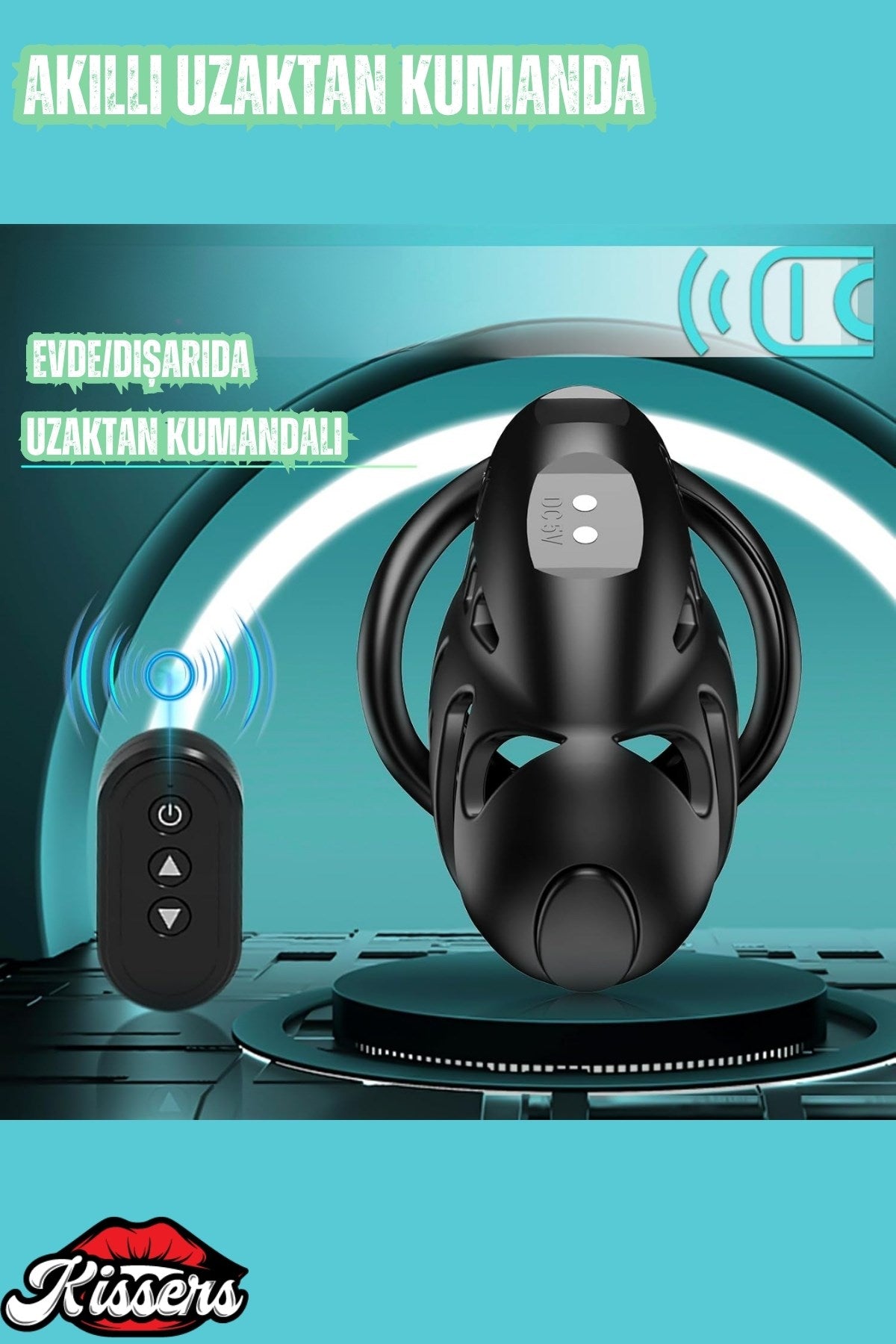 Uzaktan Kumandalı Titreşimli Chastity Cock Cezalandırıcı Penis Esaret Kafesi