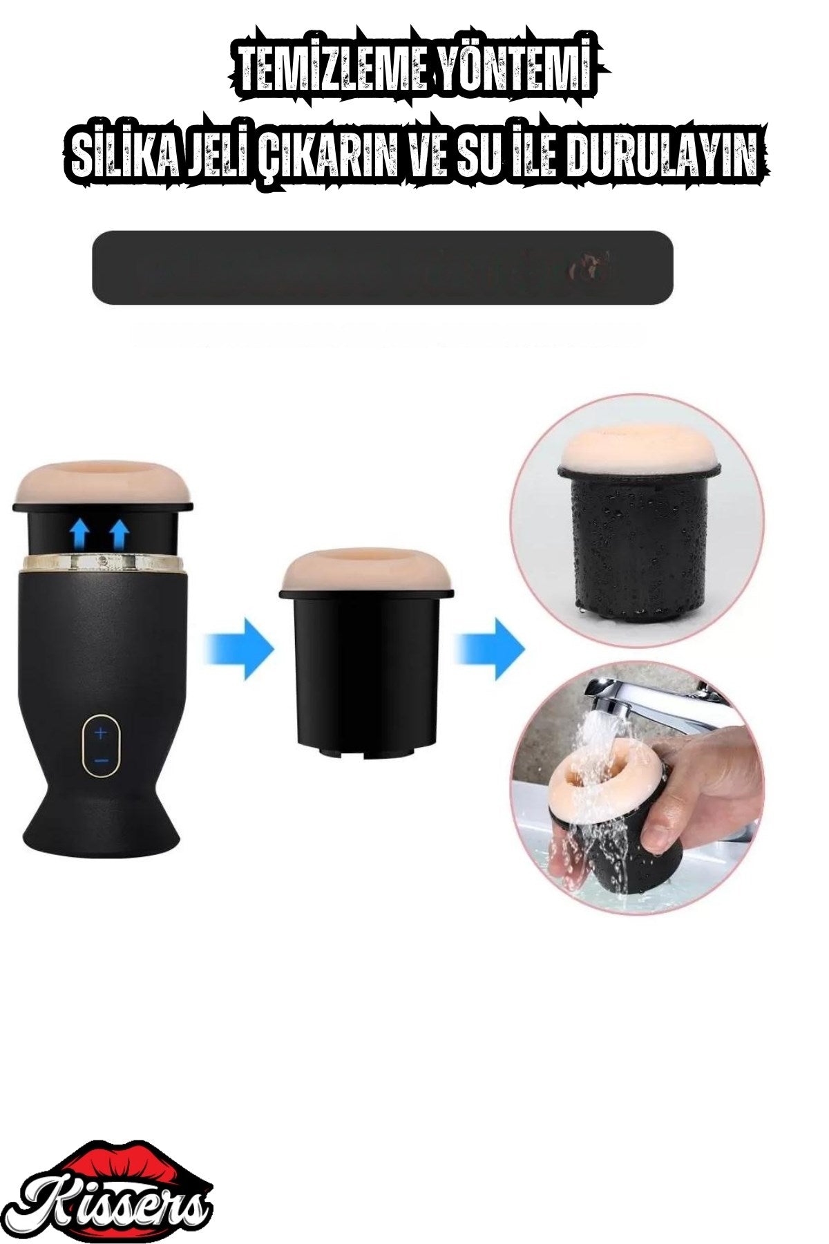 Şarjlı 360° Dönme Rotasyon Hareketli Realistik Tırtıklı Otomatik Mastürbatör