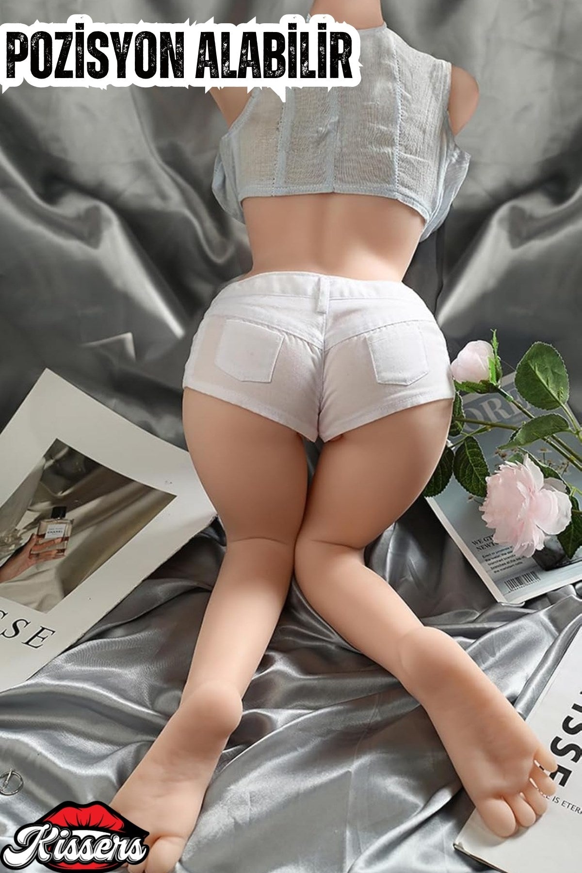 Cinsel Oyuncak Gerçekçi Büyük Boy Silikon Type Pozisyon Işlevli Çift Girişli Realistik Manken 9 Kg