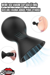 Cloak Meme Ucu Vakum Cup Güçlü Emiş Özellikli Göğüs Uyarıcı