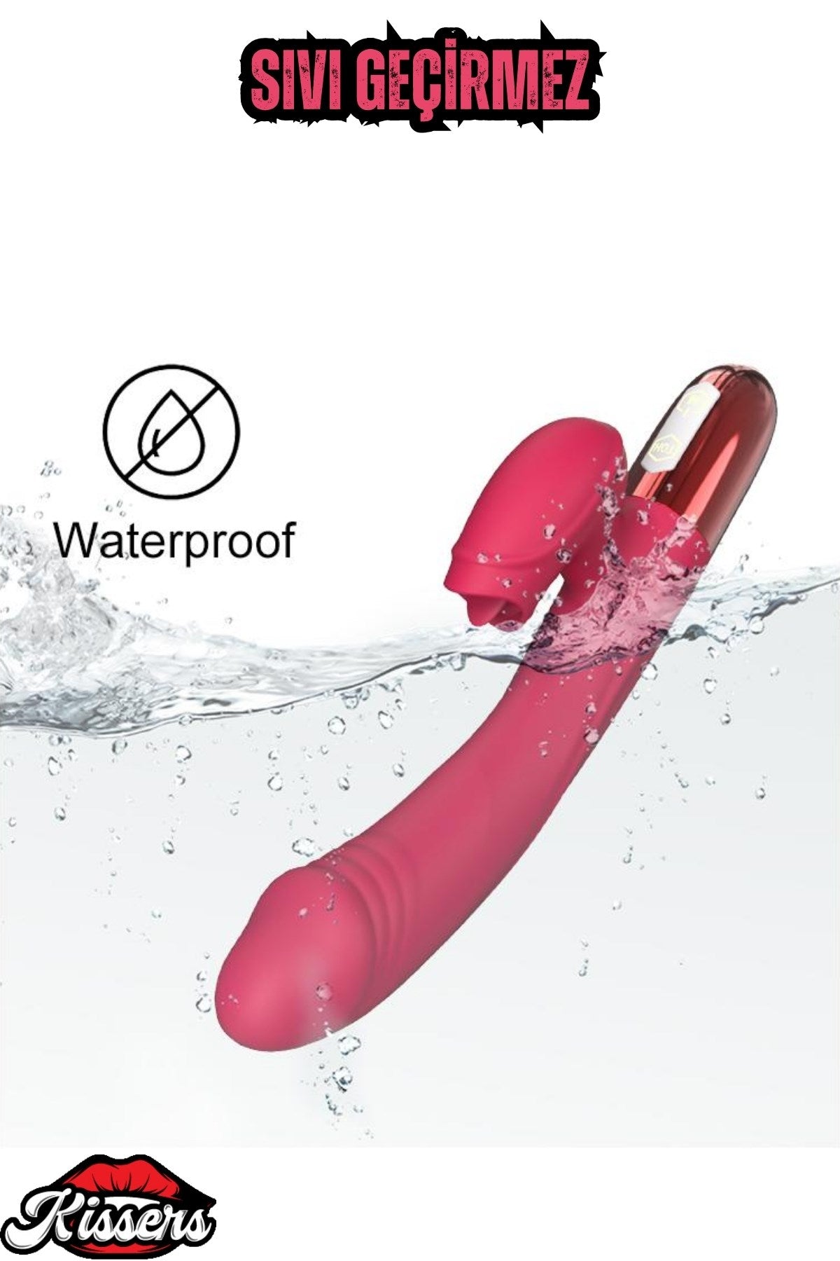 V2 Şarjlı Akıllı Isıtmalı Güçlü Titreşimli G-Spot Klitoris Uyarıcı Yapay Penis Dil Vibratör