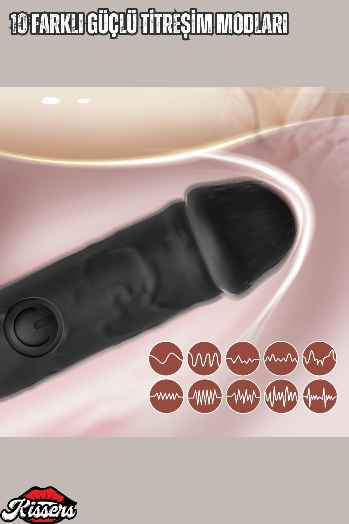 Penis Şeklinde G Noktası ve Vajinal Uyarıcı Testisli Damarlı Şarjlı Titreşimli Mini Vibratör