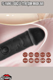 Penis Şeklinde G Noktası ve Vajinal Uyarıcı Testisli Damarlı Şarjlı Titreşimli Mini Vibratör