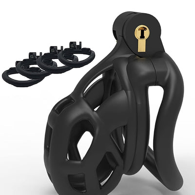 Bsdm Metal Penis Kilidi Black Chastity Cock Cage Bekaret Cihazı Siyah Penis Esaret Kafesi