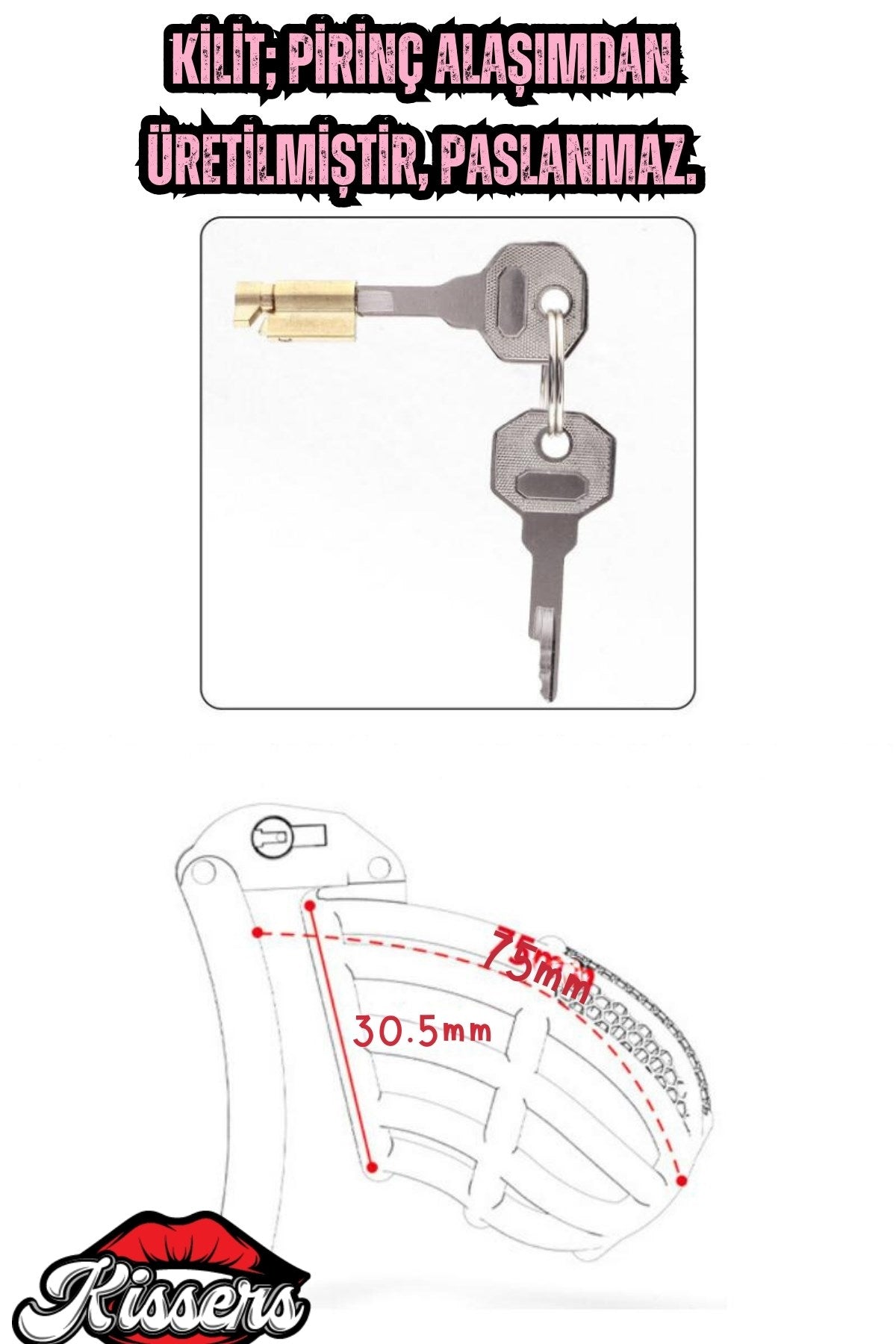 Bsdm Plastik Pembe Penis Kilidi Erkek Bekaret Cihazı Chastity Cock Cage Penis Esaret Kafesi
