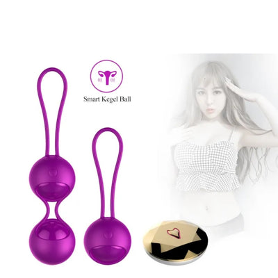 Uzaktan Kumandalı G-Spot Klitoris Uyarıcı Giyilebilir Kegel Egzersiz Vajinal Top Vibratör