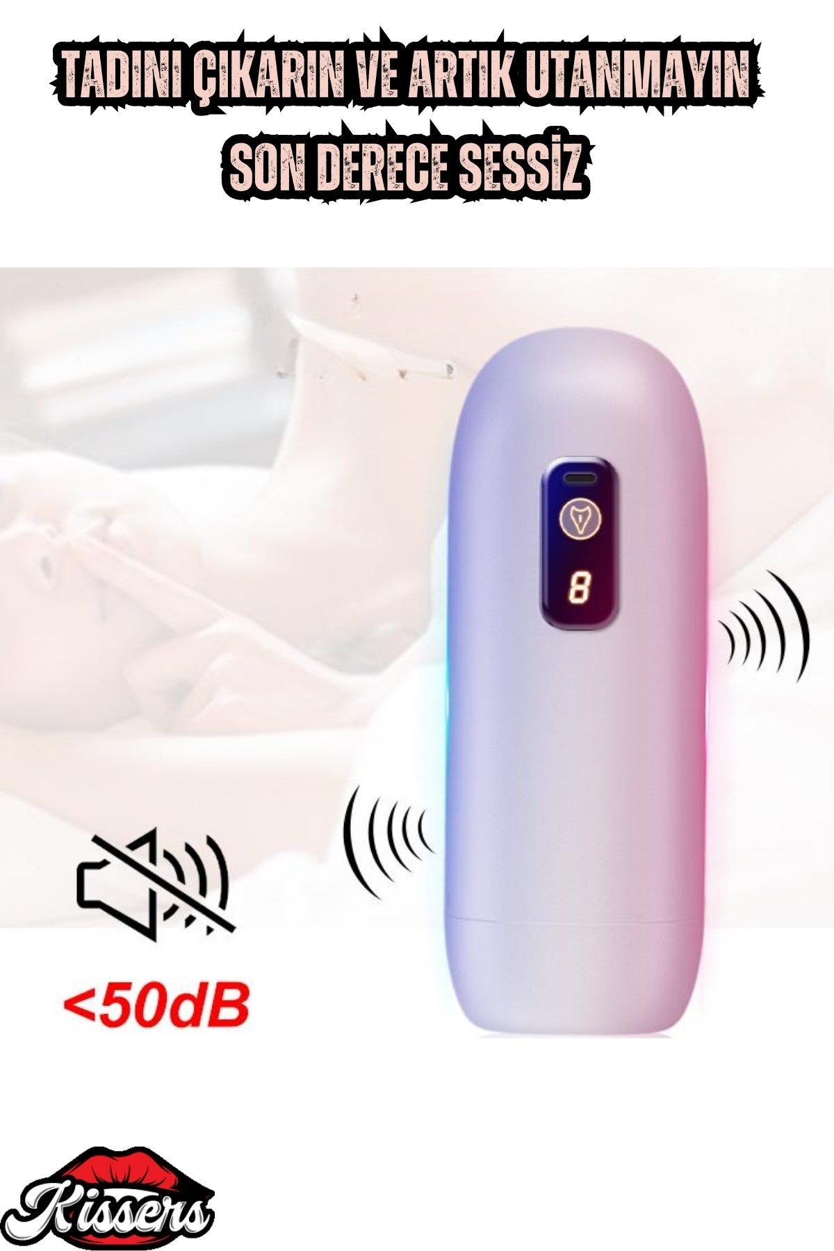 Şarjlı Harekete Duyarlı İnleme Sesli Titreşimli Ultra Gerçekçi Suni Vajina Otomatik Mastürbatör