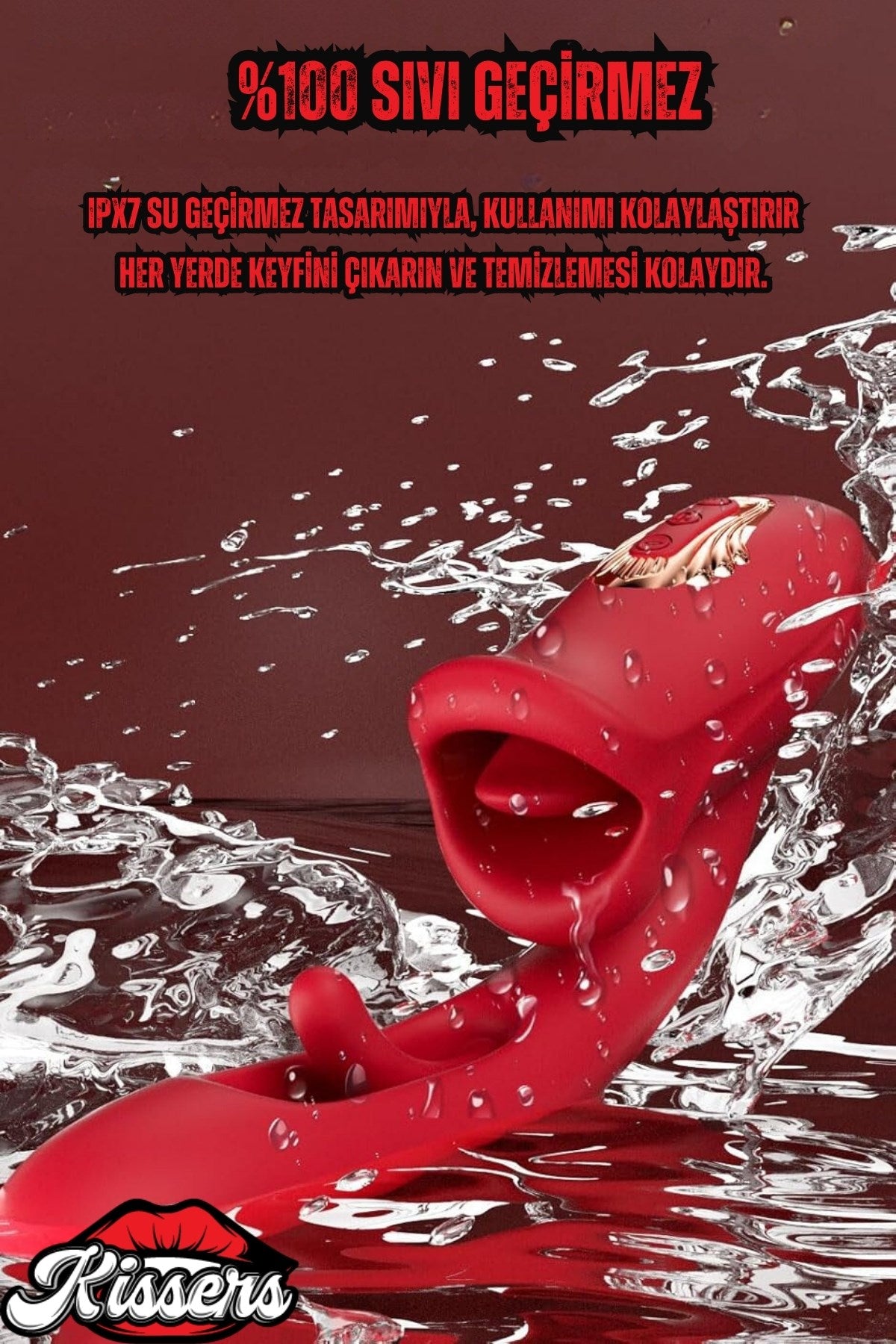 Cinsel Oyuncak Kadınlar İçin Titreşimli Dil Hareketli Emme Modlu Klitoris Vibratör