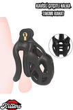 Bsdm Metal Penis Kilidi Black Chastity Cock Cage Bekaret Cihazı Siyah Penis Esaret Kafesi