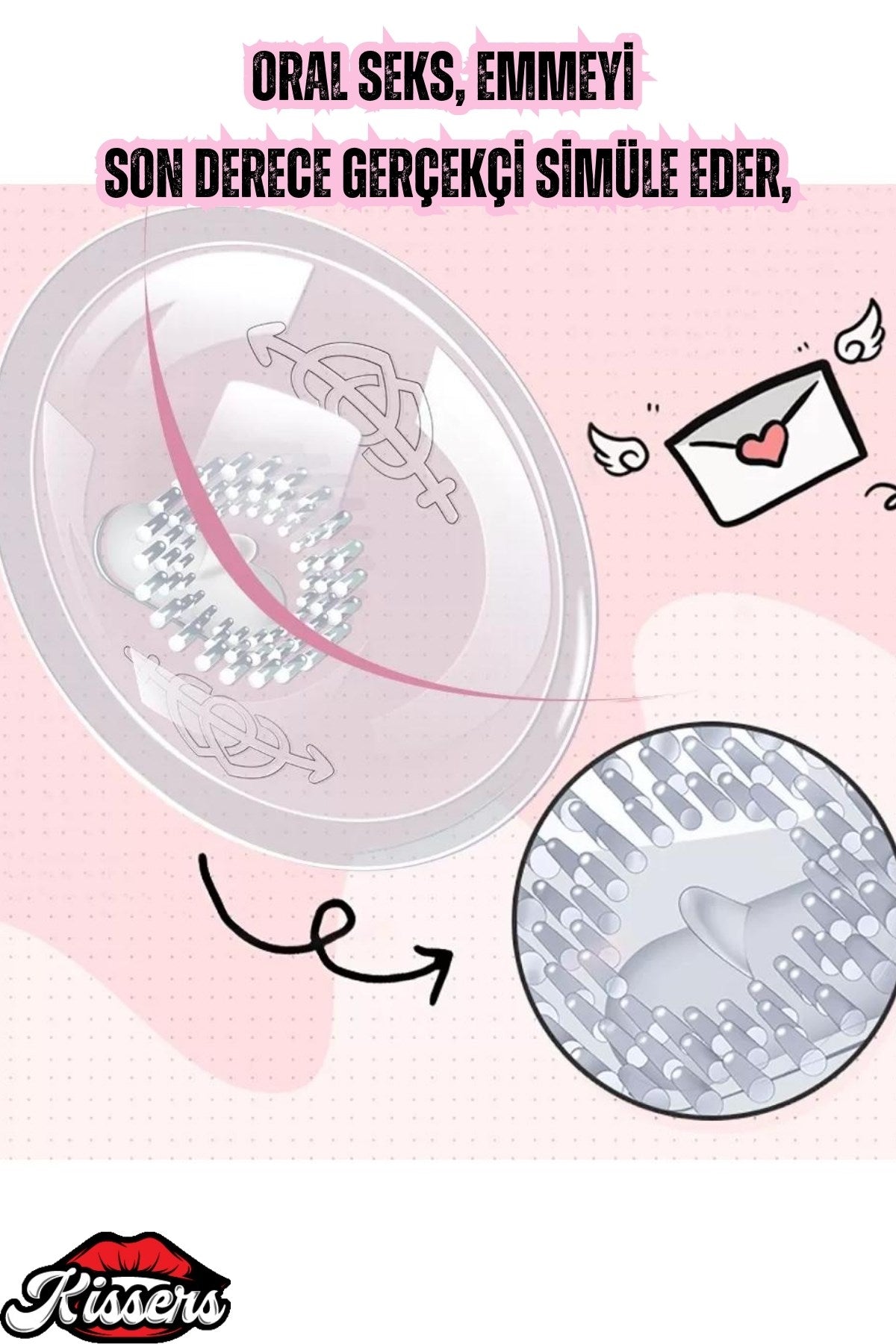 Uzaktan Kumandalı Göğüs Vajina ve Klitoris Uyarıcı 3ü 1 Arada Titreşimli Vibratör