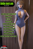 Gerçekçi Boyutlarda Evo İskelet Sistemli Ultra 1.66 Boy 37 Kg Sex Doll Realistik Manken Tina