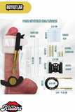 Penis Eğriliği Ve Uzatıcı Gelişmiş Gold Pro Extender Traction Device Egzersiz Cihazı