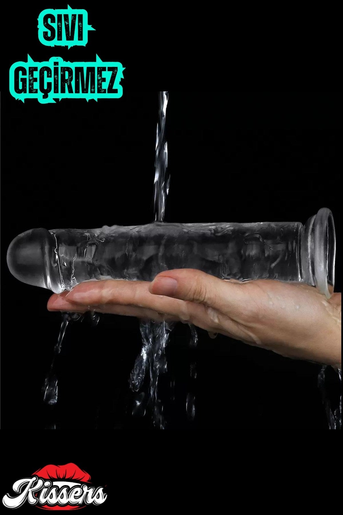 Yeni Nesil Cinsel Oyuncak Testissiz Şeffaf Jel Dokusunda Ultra Realistik Penis Dildo 19 Cm