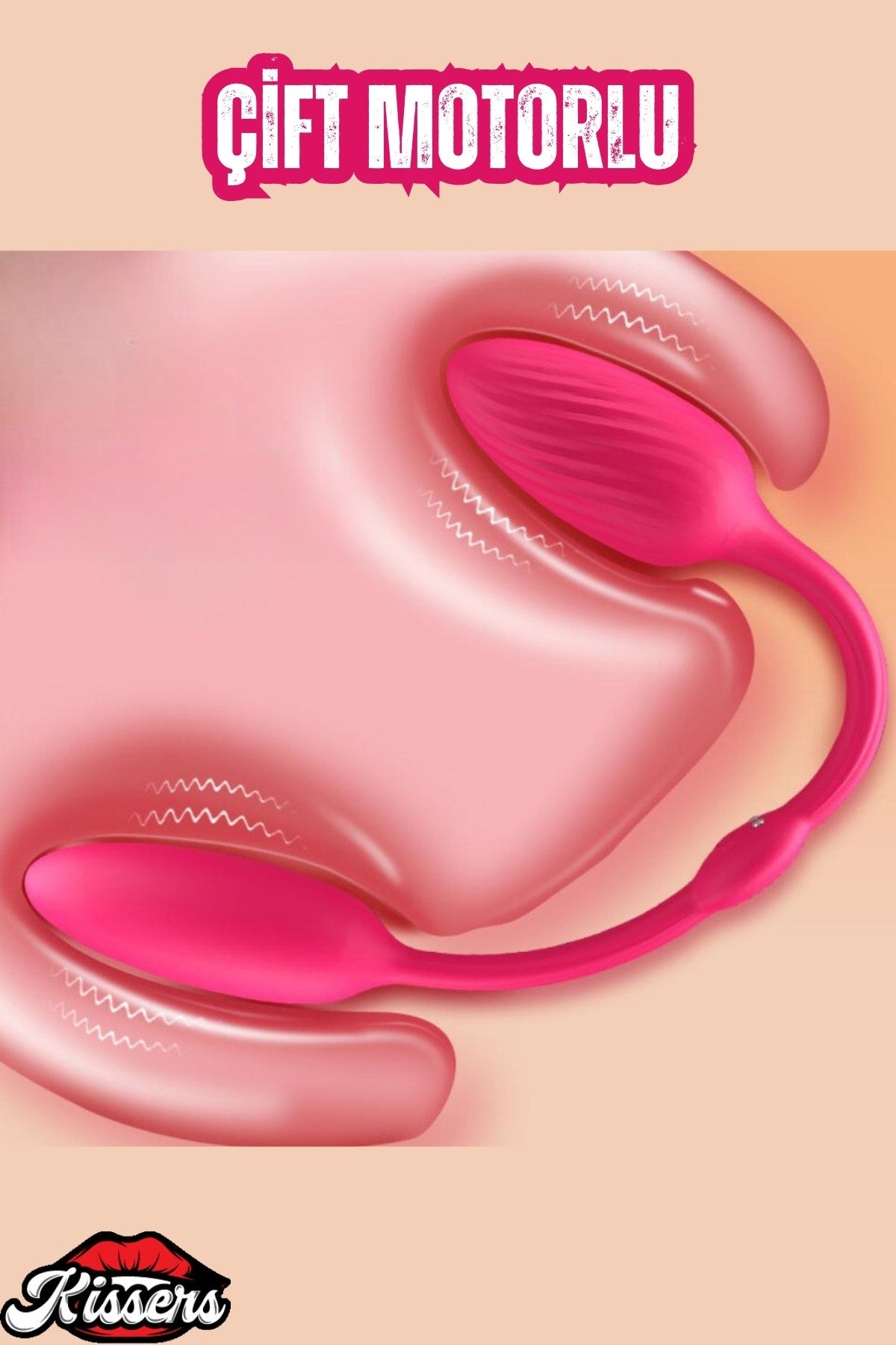 Double Ended Şarjlı Yumuşak Esnek Çift Taraflı G Nokta Klitoris Uyarıcı Çift Vibratörü