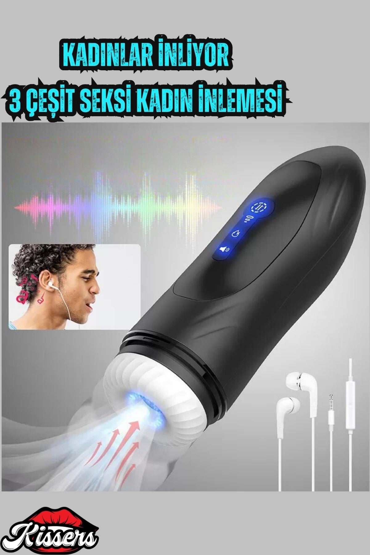 Isıtmalı İnleme Sesli İleri Geri Hareketli Emiş Titreşim Özellikli Suni Vajina Otomatik Mastürbatör