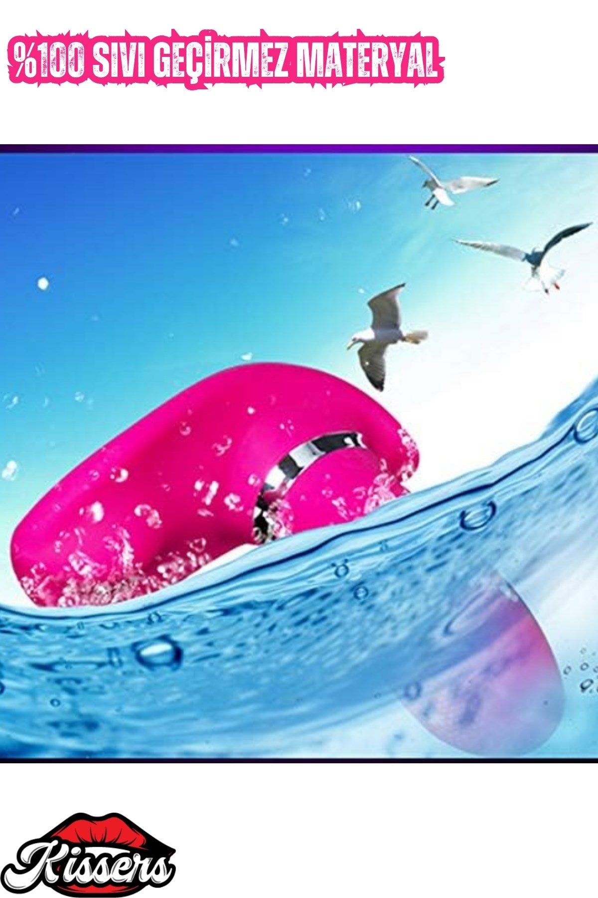 Kablosuz Uzaktan Kumandalı Isıtmalı Tırtıklı Titreşimli Giyilebilir 2'si 1 Arada Vibratör