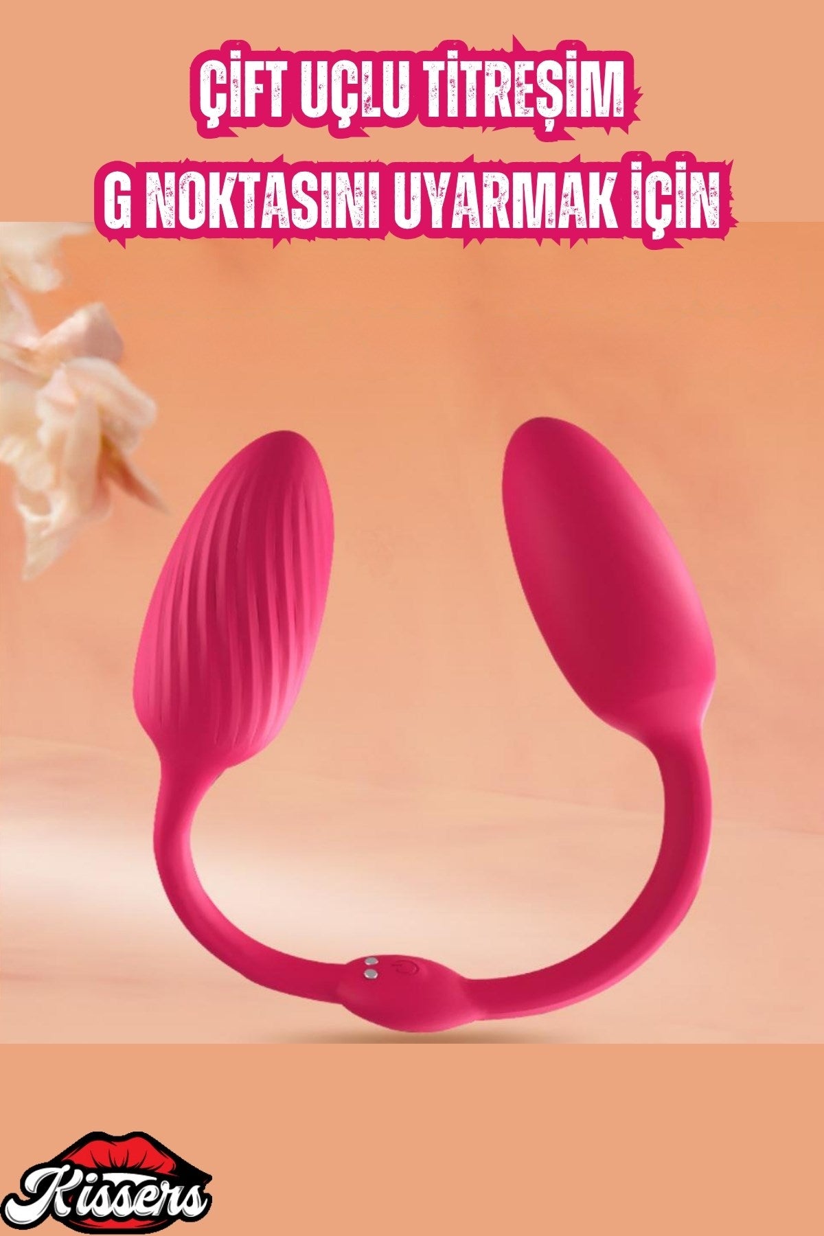 Double Ended Şarjlı Yumuşak Esnek Çift Taraflı G Nokta Klitoris Uyarıcı Çift Vibratörü