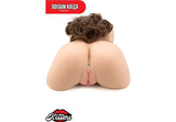 Yeni Nesil Anal Vajinal Oral Işlevli Isıtmalı Titreşimli Yarım Vucüt Realistik Manken 11 kg Julie