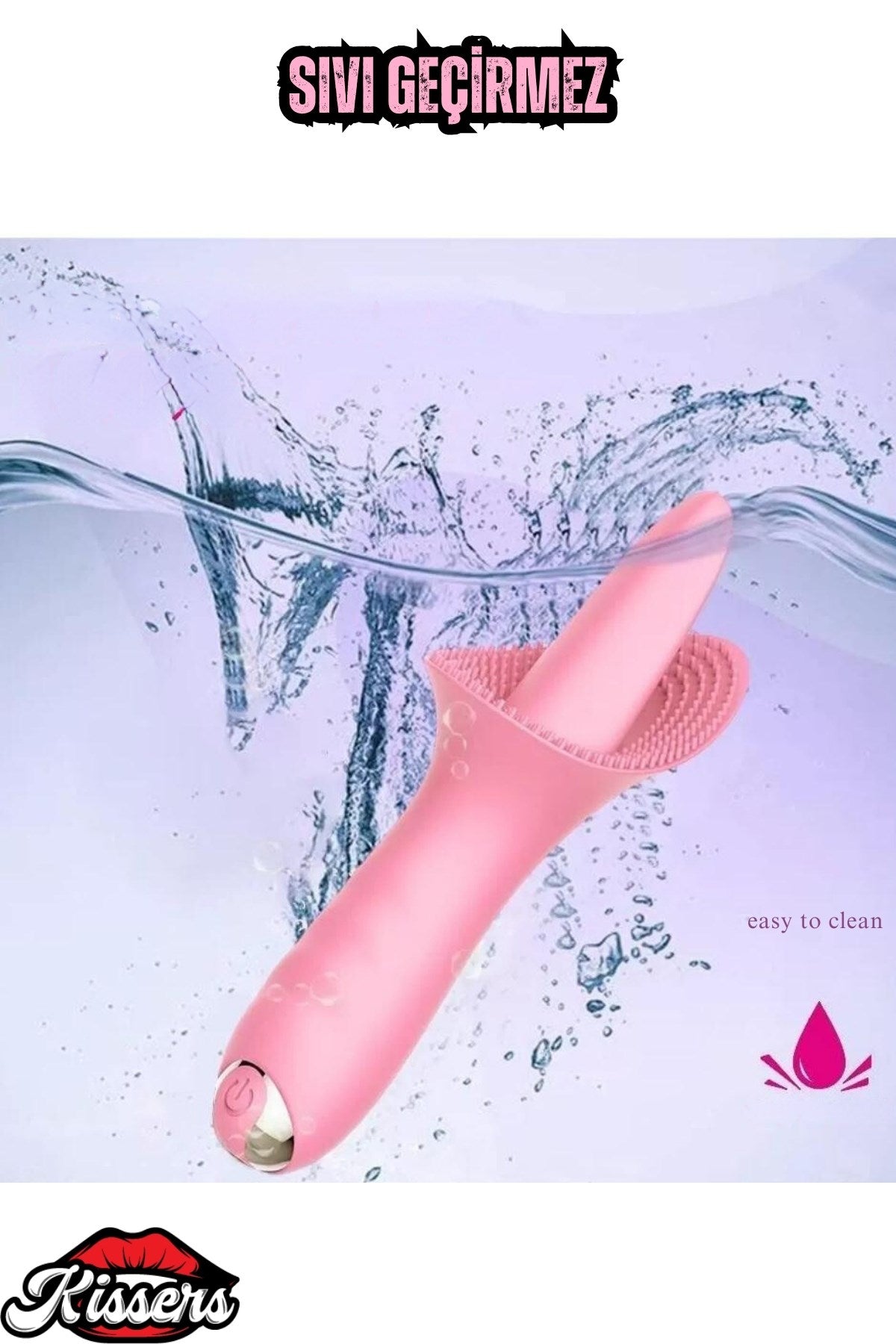 Şarjlı Su Geçirmez Güçlü Titreşimli G Nokta ve Klitoris Uyarıcı Dil Vibratör