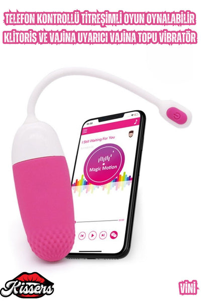 Telefon Kontrollü Titreşimli Oyun Oynalabilir Klitoris Ve Vajina Uyarıcı Vajina Topu Vibratör
