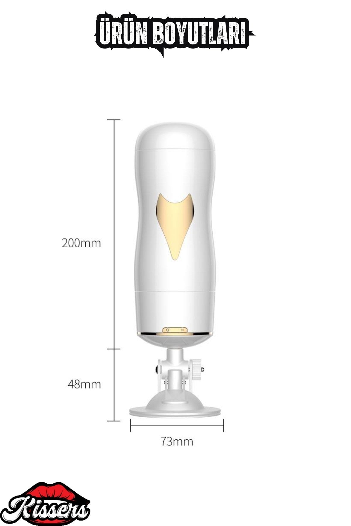 Şarjlı İnleme Sesli Güçlü Titreşimli  Çift Taraflı Vantuzlu Otomatik Mastürbatör