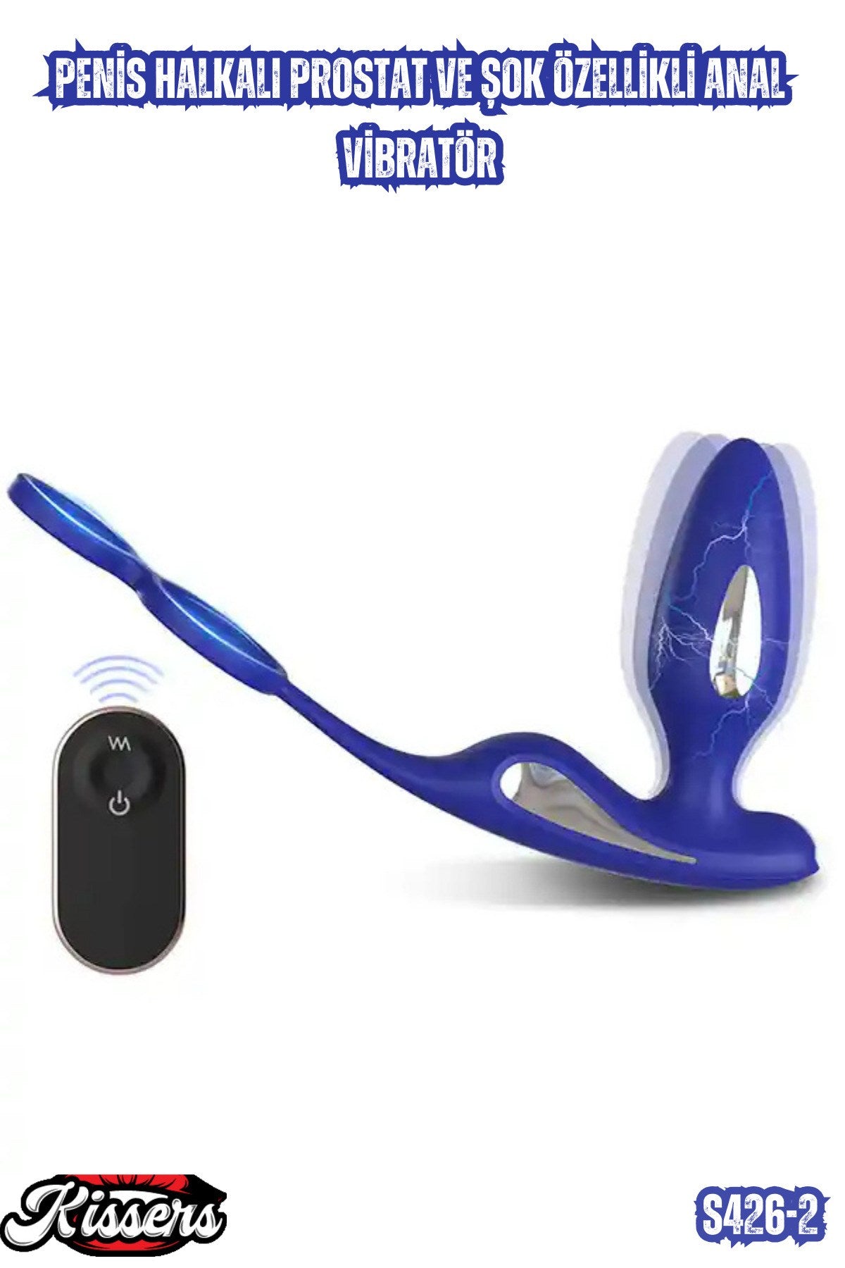 Penis Halkalı ve Şok Özellikli Anal Vibratör