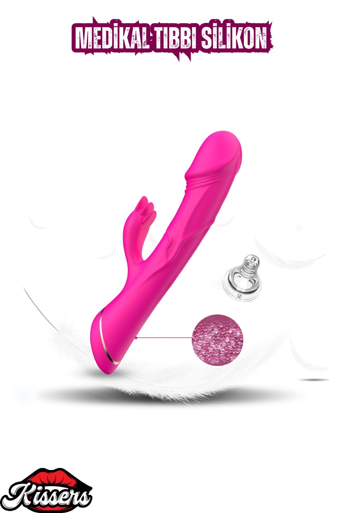 G Nokta ve Klitoris Uyarıcı 2 in 1 Rabbit Yapay Penis Vibratör