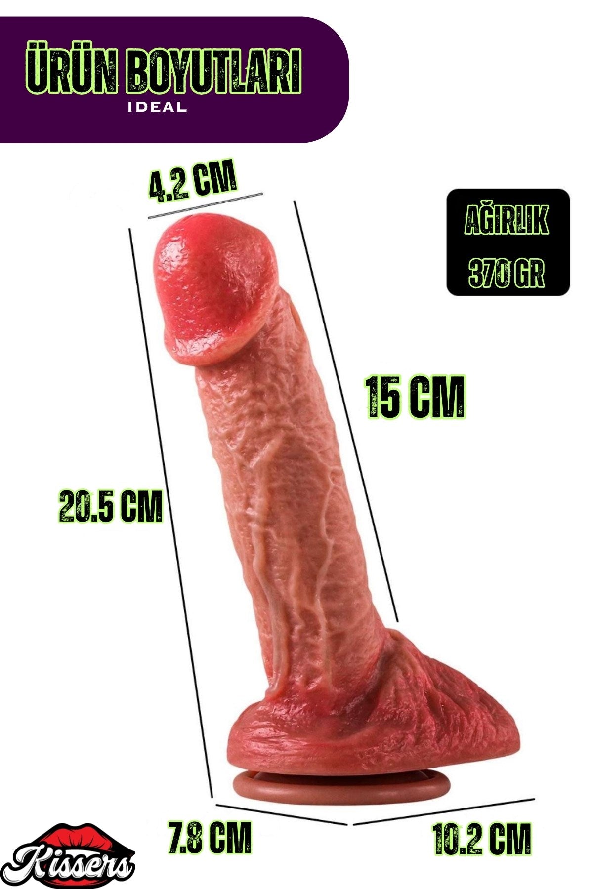 Ultra Yumuşak Damarlı Özel Doku Çift Katmanlı Silikon Gerçekçi Testisli Dildo Penis Luke 20 Cm
