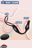 Uzaktan Kumandalı Testis Ve Penis Halkalı Titreşimli Perine Ve Uyarıcı Anal Plug Vibratör