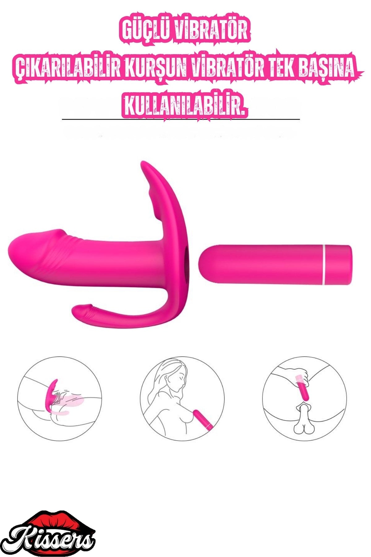 Şarjlı Kumandalı Gizlice Külot İçi Giyilebilir Uyarıcı Vibratör