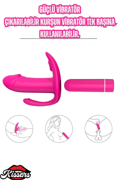 Şarjlı Kumandalı Gizlice Külot İçi Giyilebilir Uyarıcı Vibratör