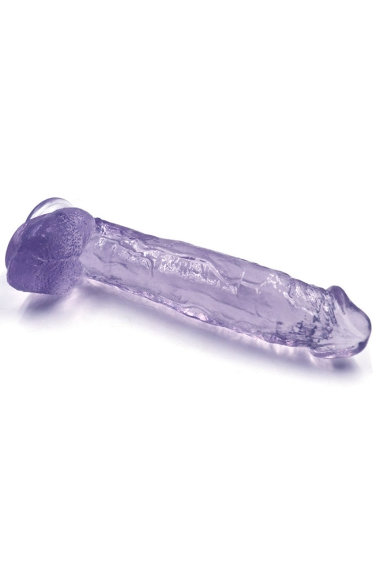 Ultra Realistik Eğilip Bükülebilir G Noktası Ve Klitoris Uyarıcı Dev Jel Mavi Penis Dildo 32 Cm