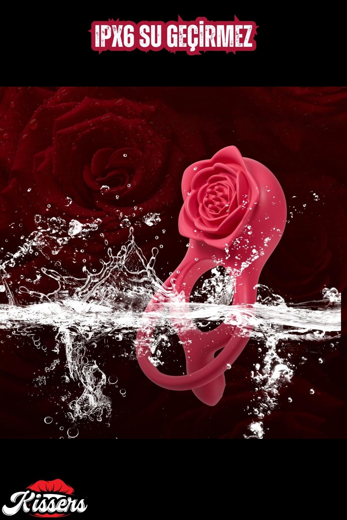 Cinsel Oyuncak Şarjlı Uzaktan Kumandalı Klitoris Uyarıcı Vibratör Testis ve Penis Halkası