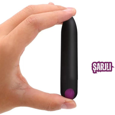 Şarjlı Ultra Güçlü 10 Titreşim Modlu Su Geçirmez Kolay Taşınabilir Bullet Mini Vibratör