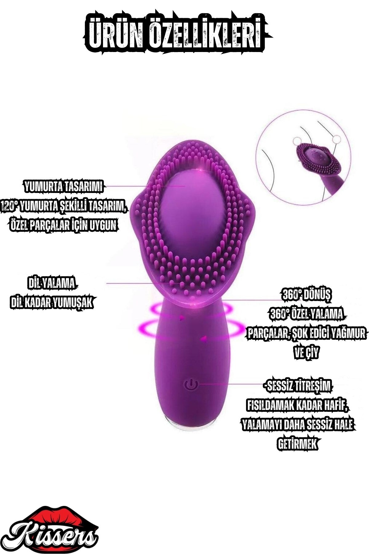 Şarjlı Isıtmalı 360 Yoğun Vajina ve Göğüs Uyarıcı Tırtıklı Yeni Nesil Orgazm Masaj Vibratör