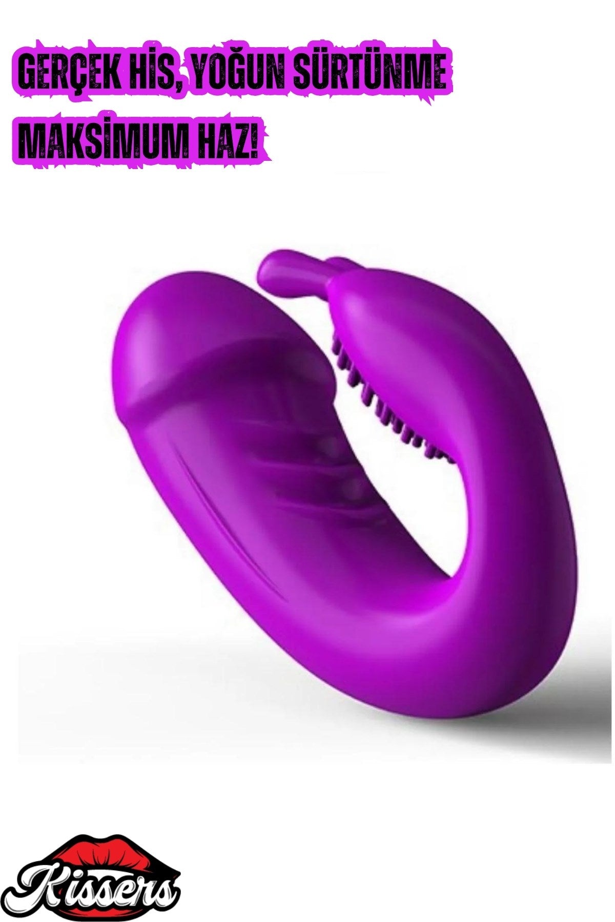 Kablosuz Kumandalı Şarjlı Tırtıklı Giyilebilir G Noktası Ve Klitoris Uyarıcılı 2 si 1 Arada Vibratör