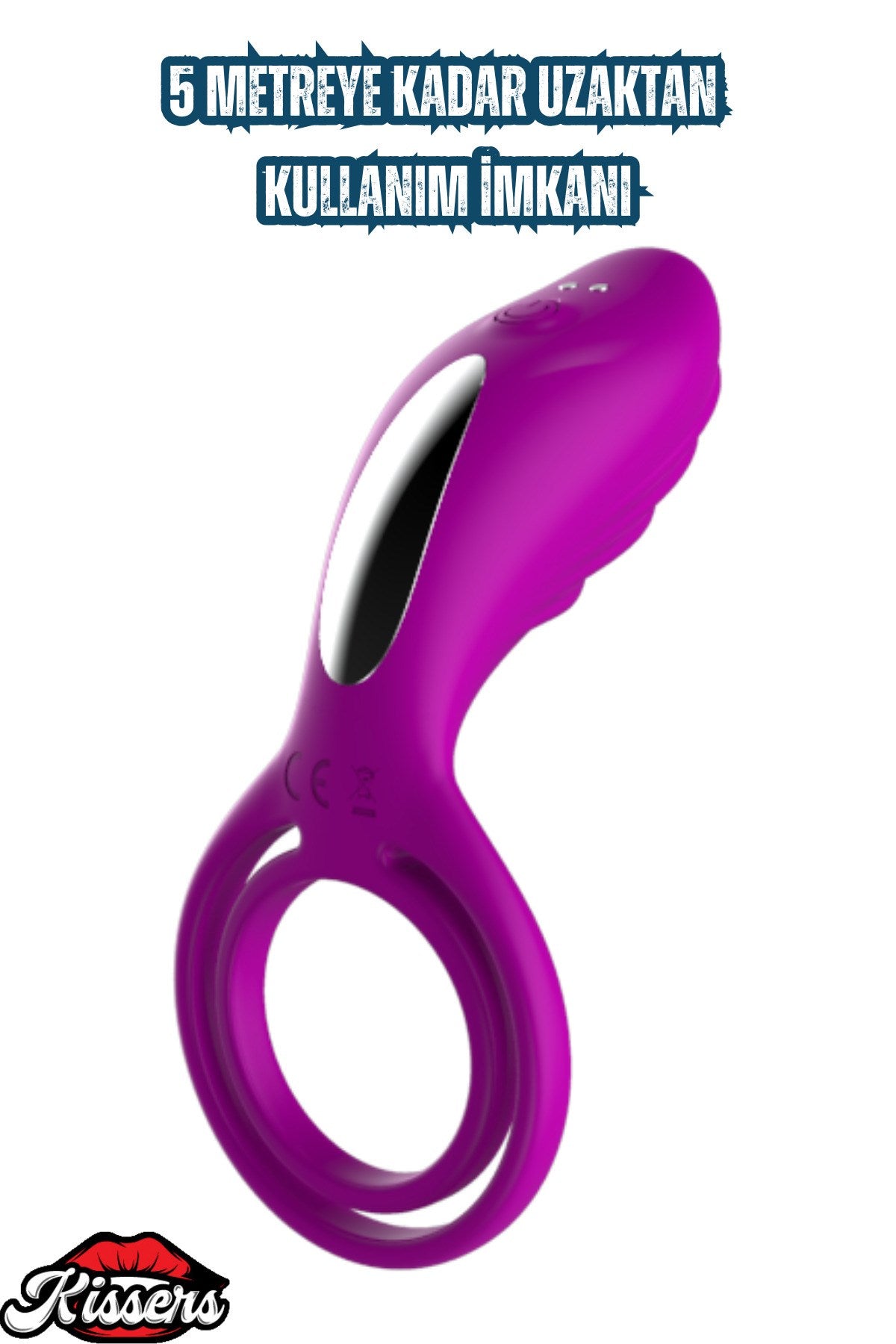 Uzaktan Kumandalı Ekstra Güçlü Klitoris Uyarıcılı Titreşimli Penis Halkası