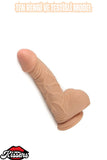 Tam Realistik Vantuzlu Gerçekçi Yapay Dildo Penis 21 Cm