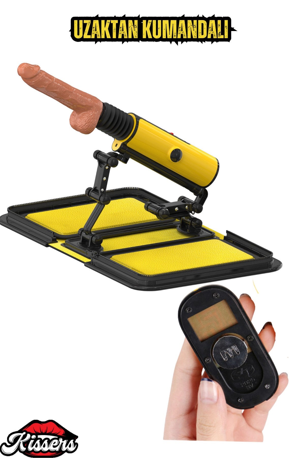 Özel Dekor Salı Çantalı Değiştirilebilir Penisli Uzaktan Kumandalı Sex Makinesi